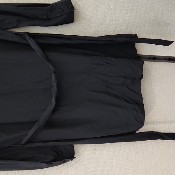 Sezane Drew Black Silk Dress - Picture 10 of 16